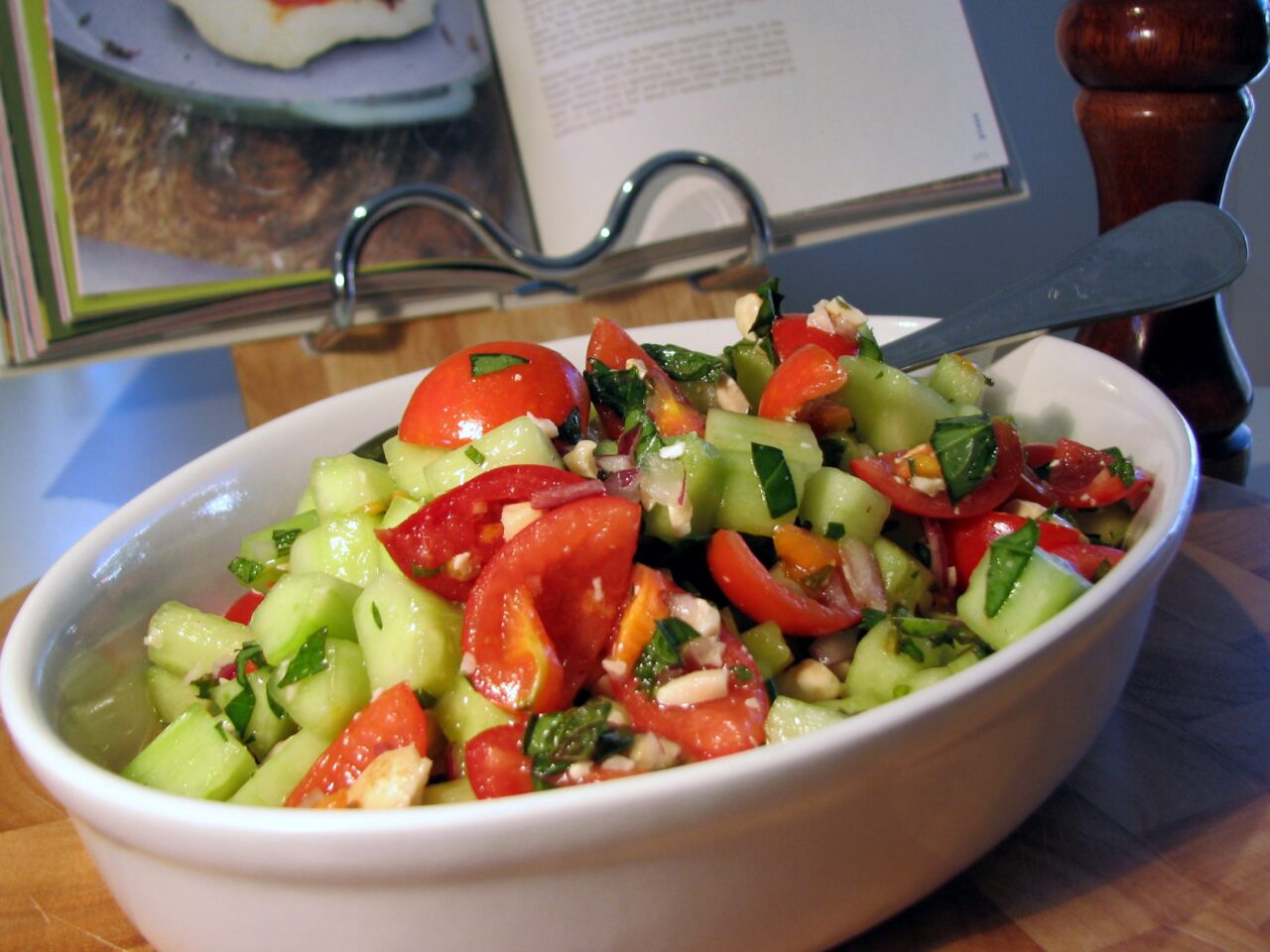 Thai Cucumber & Tomato Salad